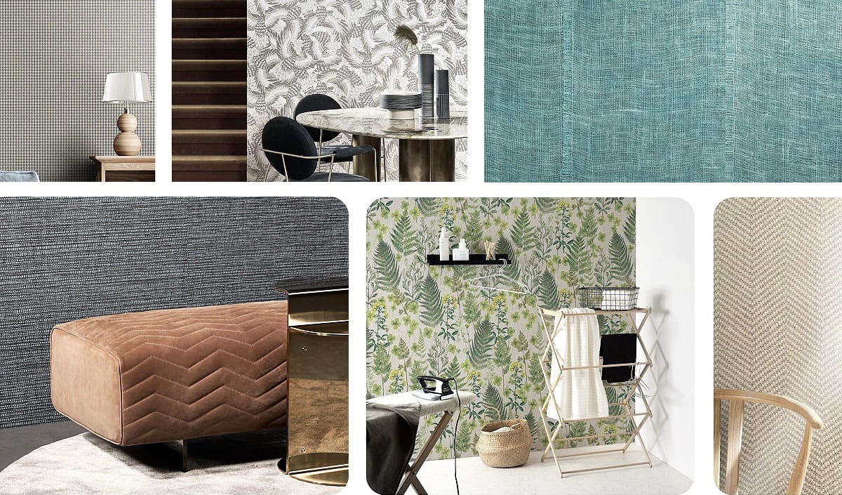 sustainable material wallpaper